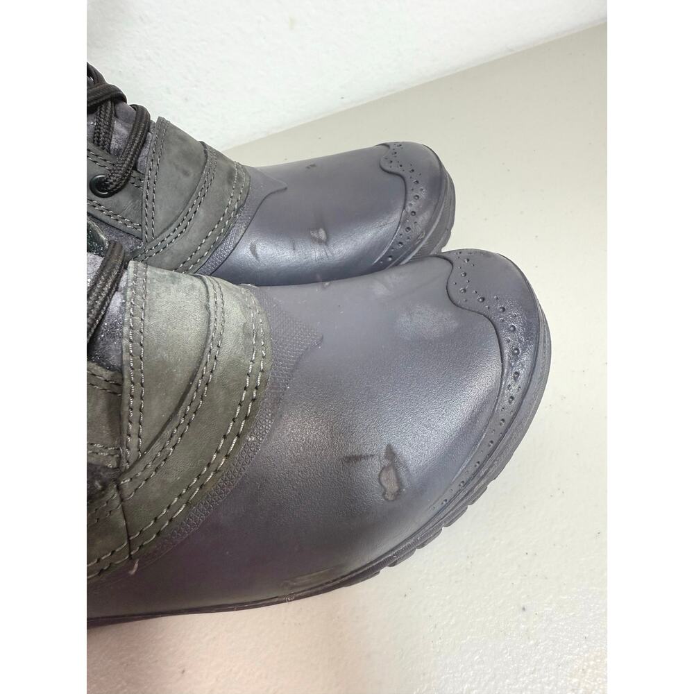 The North Face Shellista III Tall Boots Women’s Sz 7 Gray Purple Faux Fur Winter - Picture 12 of 14